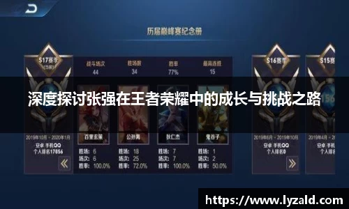 深度探讨张强在王者荣耀中的成长与挑战之路